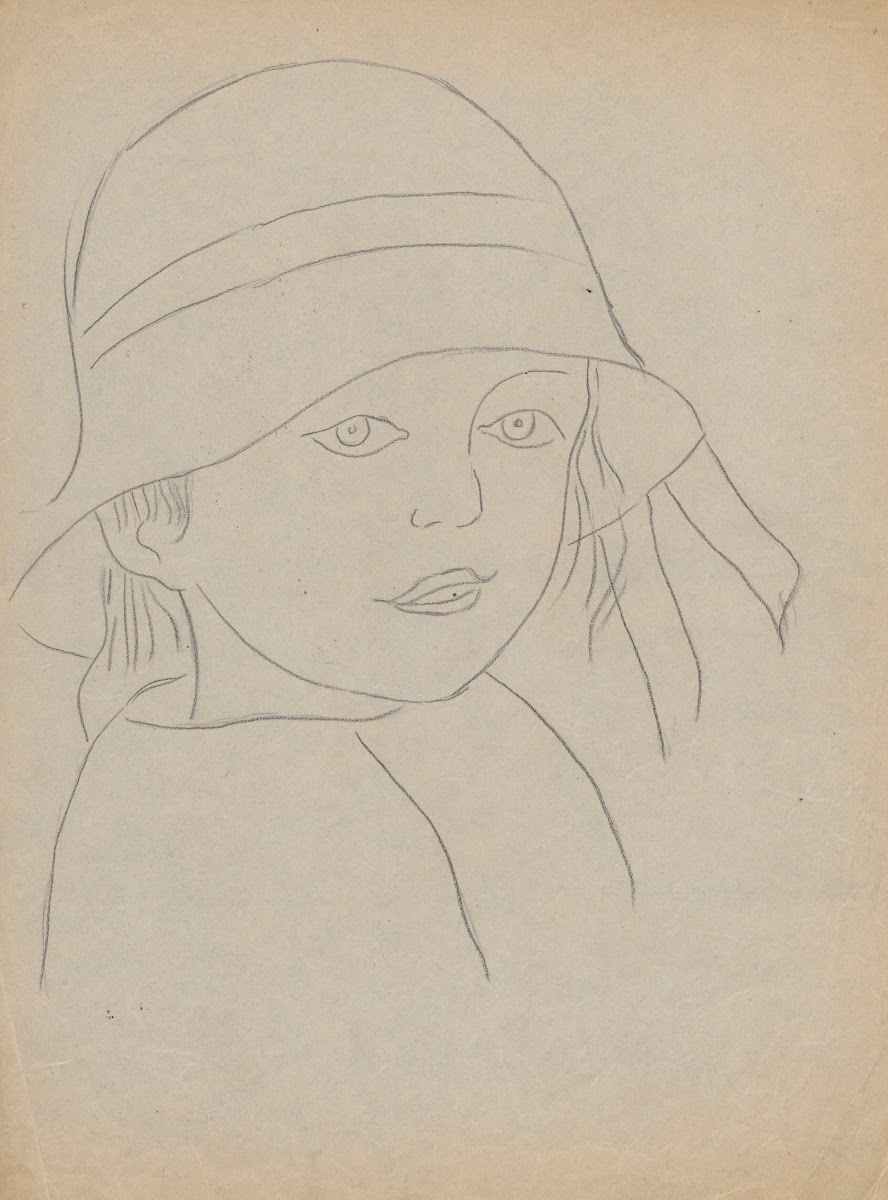 Głowa dziewczynki 1920