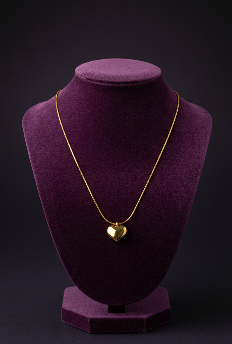 Heart Filled Necklace view 1