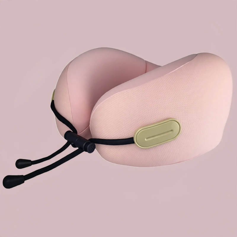 U-shaped neck pillow with memory foam