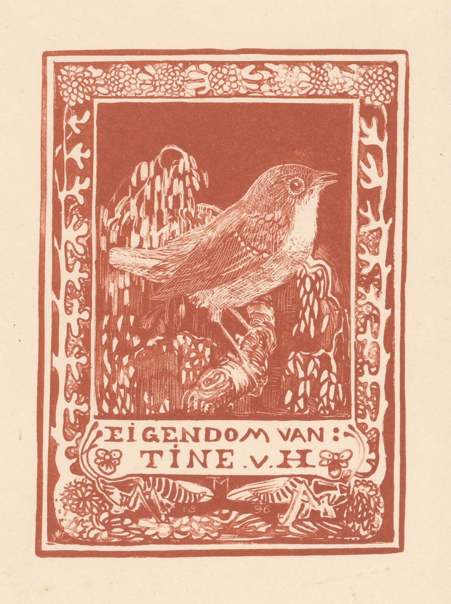 Ex libris van Tine van Hoytema 1896