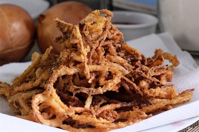 Hành Tây Tẩm Bột Chiên Giòn