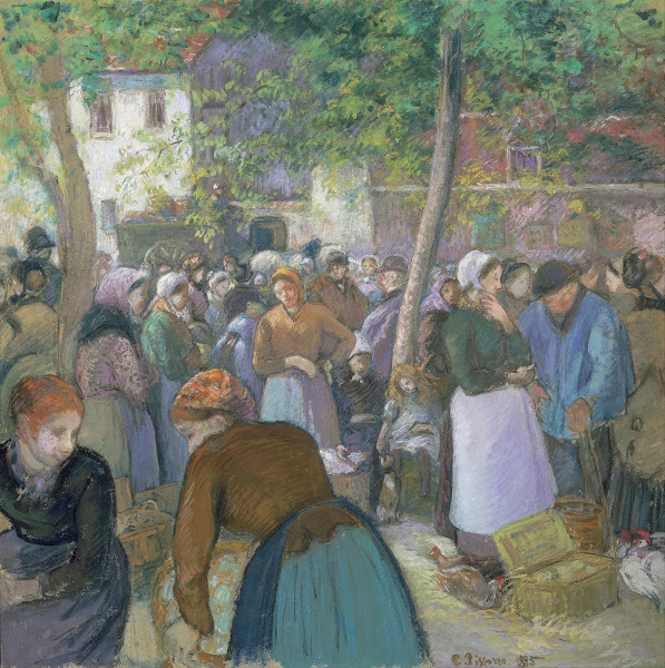 Poultry Market at Gisors 1885
