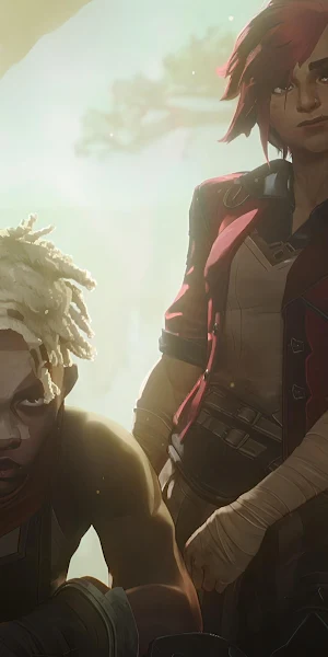 Arcane, Vi, Ekko, Netflix 2K Wallpaper Background