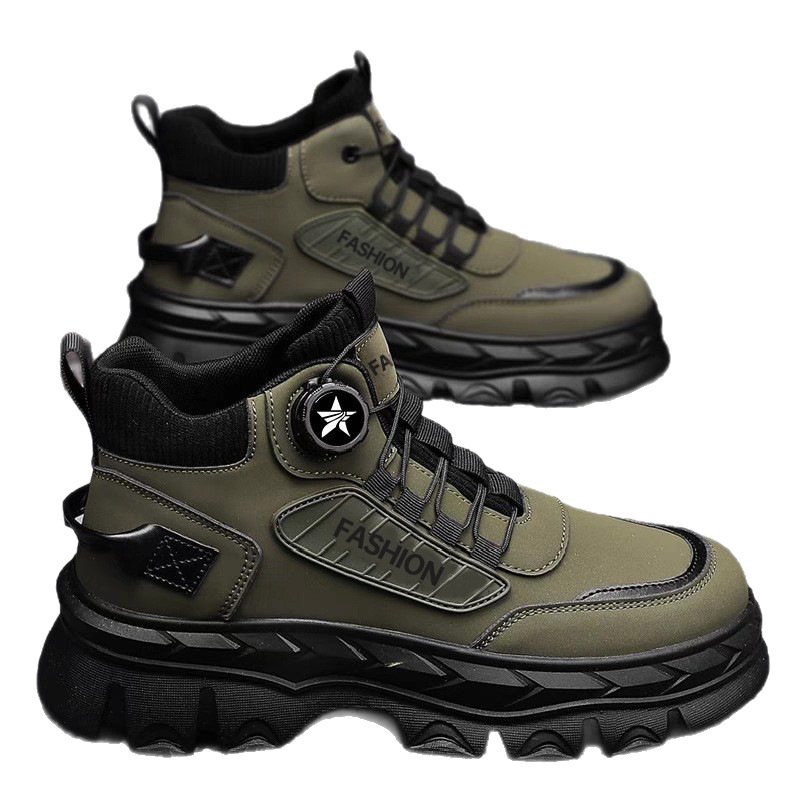 Warm men's winter boots in casual style
