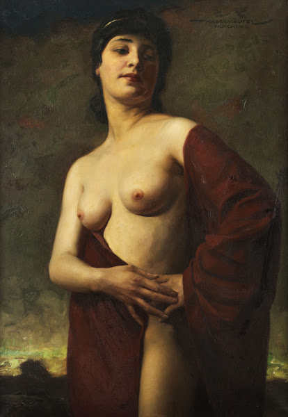 Halbakt einer jungen Frau before 1943