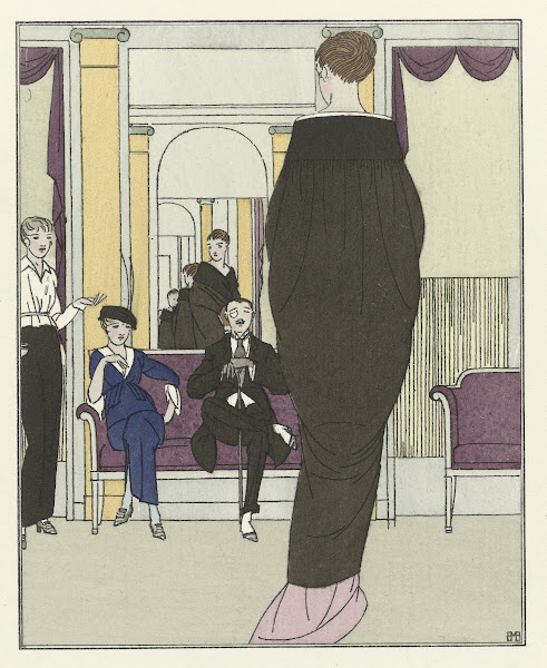 Le choix difficile  Manteau du soir de Worth 1914