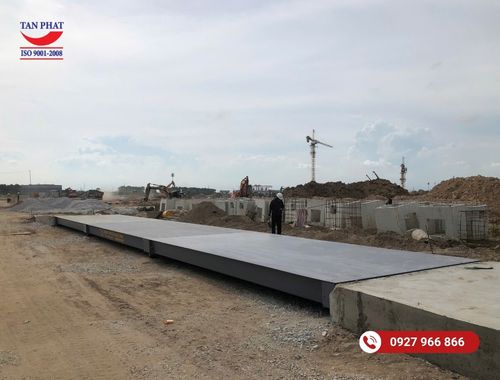 Cân ô tô 100 tấn lắp kiểu nổi