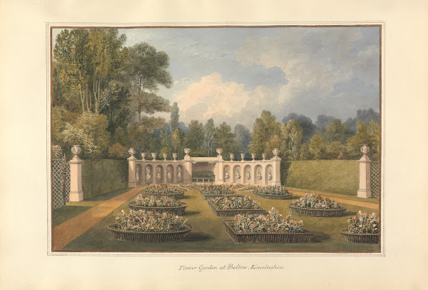 Flower Garden at Belton Lincolnshire 1817