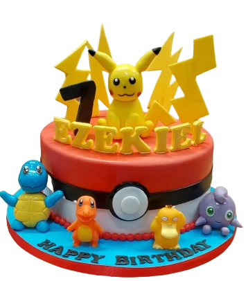 Pokemon Pikachu Birthday Cake CB-NC632