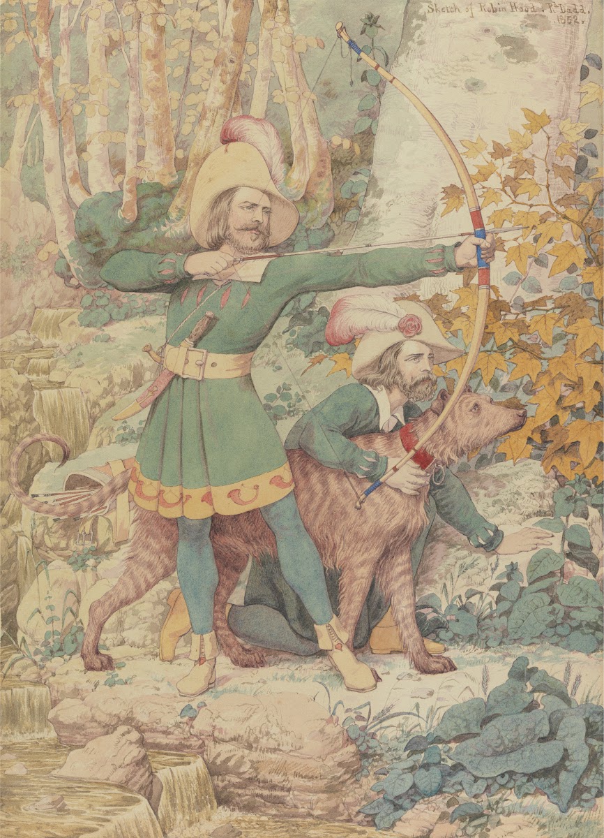 Sketch of Robin Hood 1852