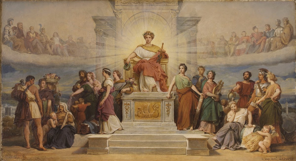 Le triomphe de la Ville de Paris 1842