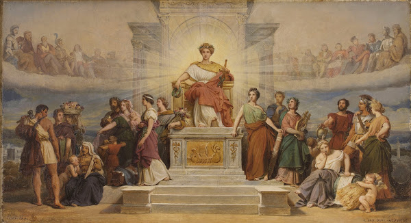 Le triomphe de la Ville de Paris 1842