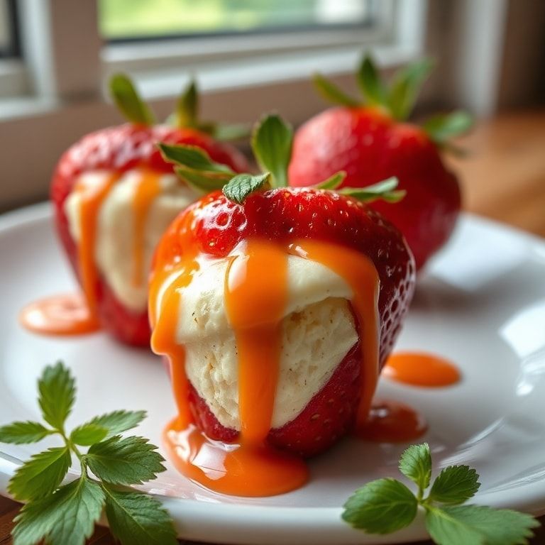 Easy Cheesecake Stuffed Strawberries Recipe for Summer – Fresh & Fun Dessert finished