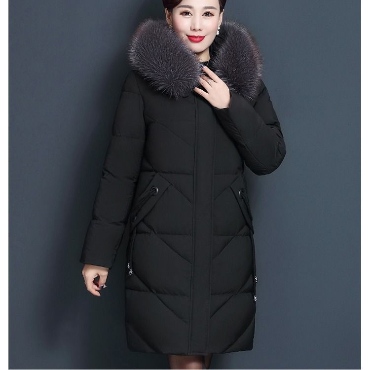 Gefütterte Damen-Winterjacke in Übergröße