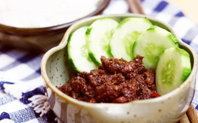 Thịt Ba Chỉ Xào Mắm Ruốc