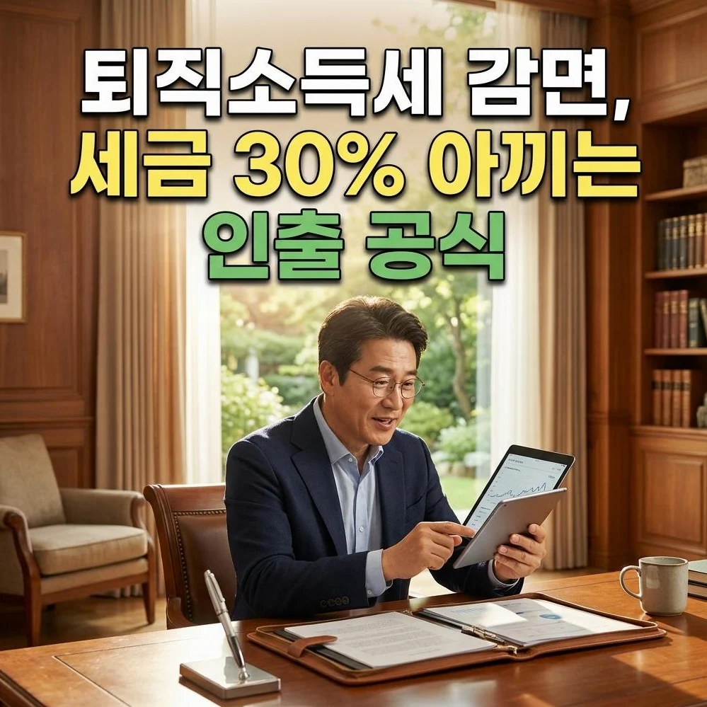 IRP 퇴직소득세 절세 및 인출 가이드