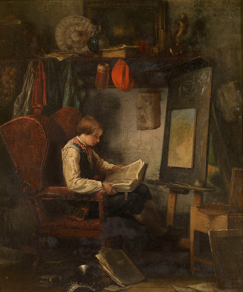 Young Artist in a Studio 1851
