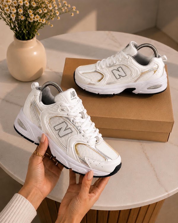 New Balance 530 Blanco Plata