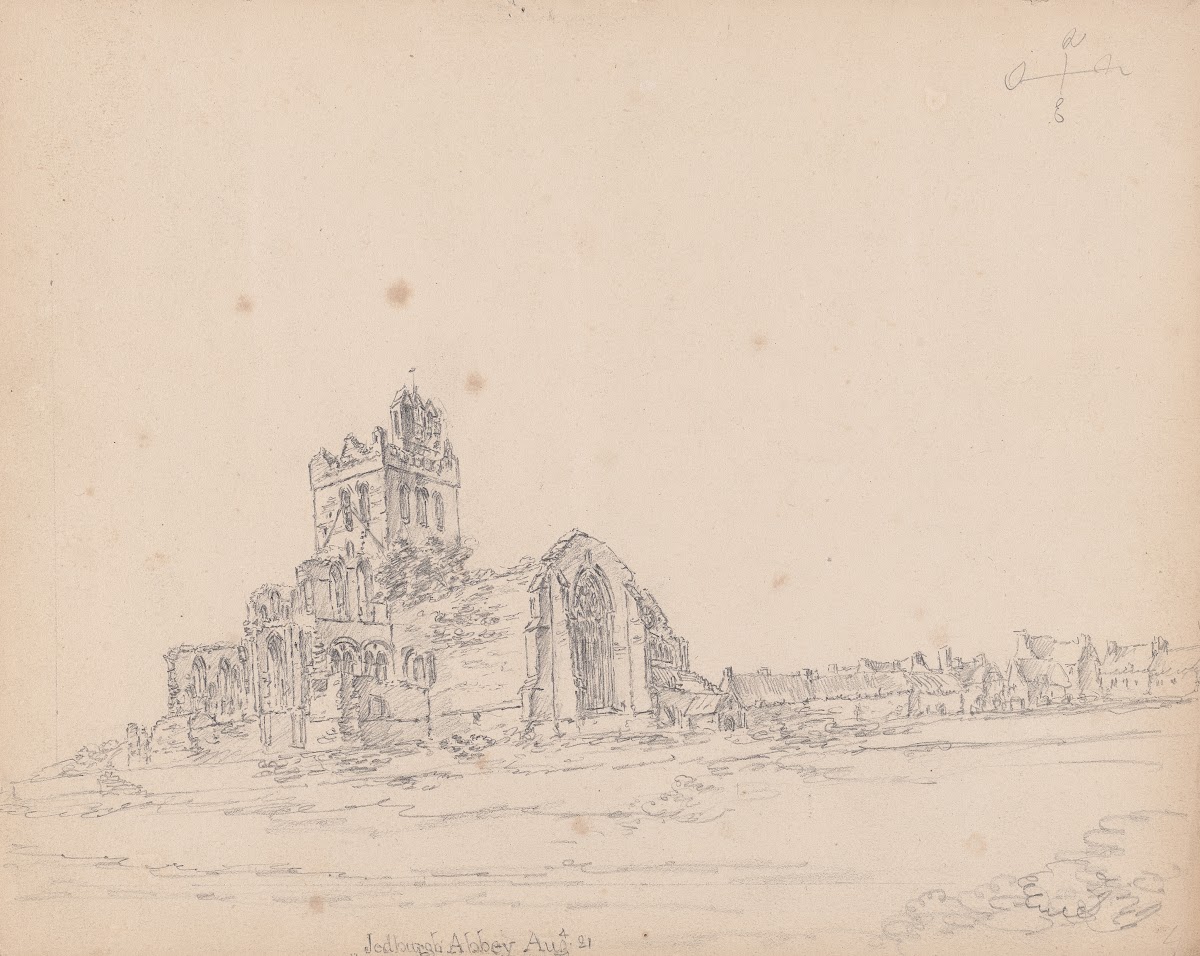 Jedburgh Abbey Scotland 1792