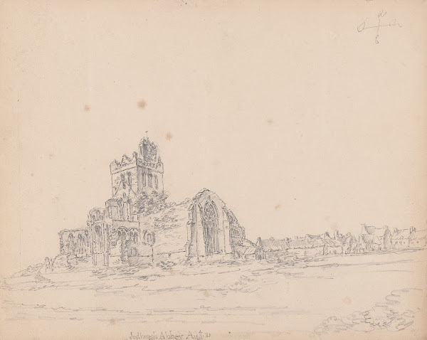 Jedburgh Abbey Scotland 1792