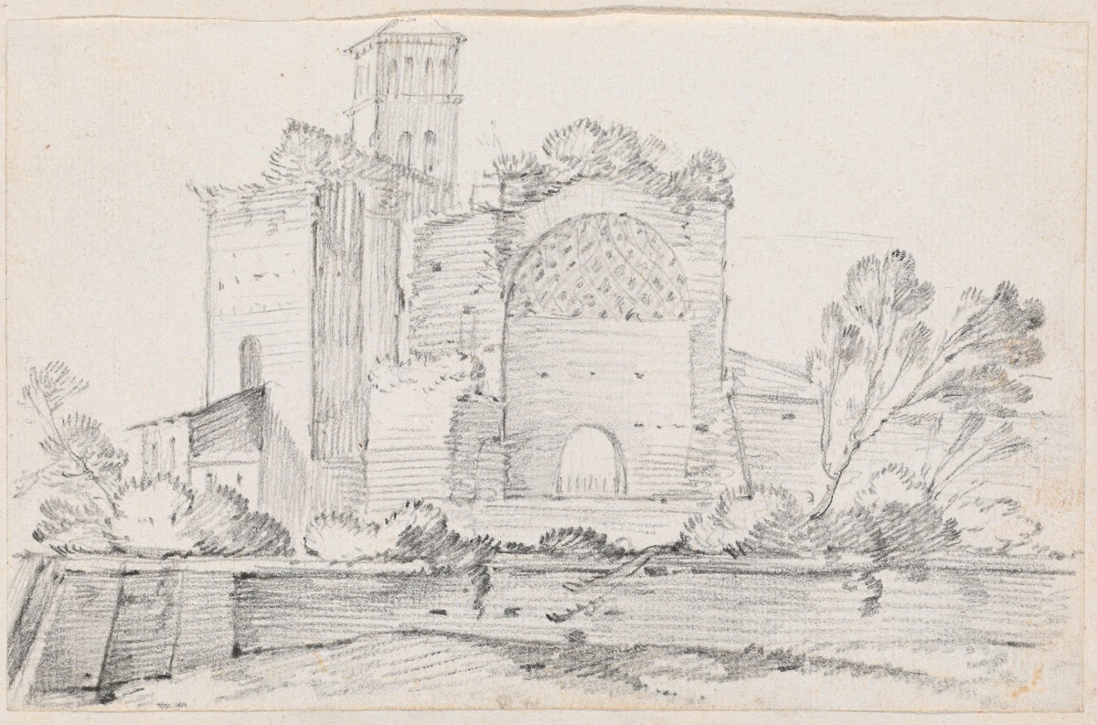 Ruins Of The Temple Of Venus And Rome In The Forum 1744 1750