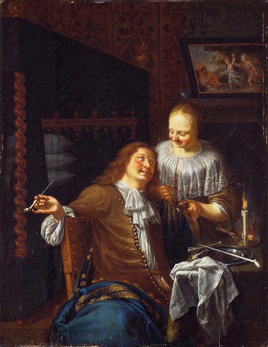 Lady and Cavalier c 1680
