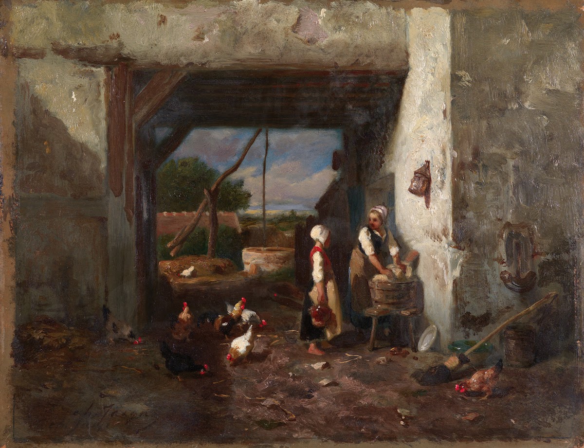 Hühnerhof 1870
