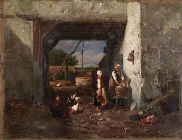 Hühnerhof 1870