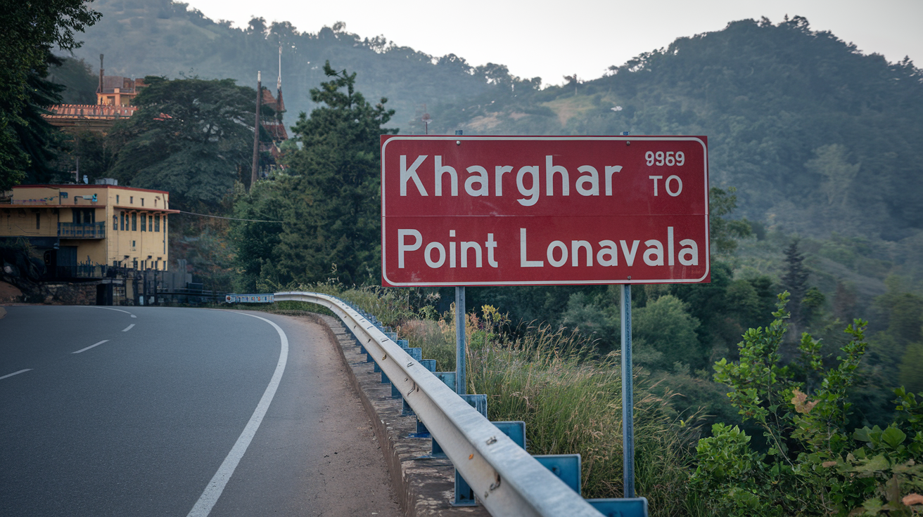 Kharghar to Tiger Point Lonavala Distance & Travel Guide