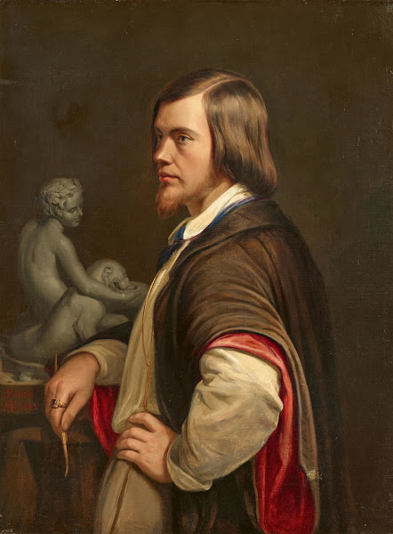 Bildnis des Bildhauers Friedrich Anton Hermann Schievelbein 1817  1867 1843