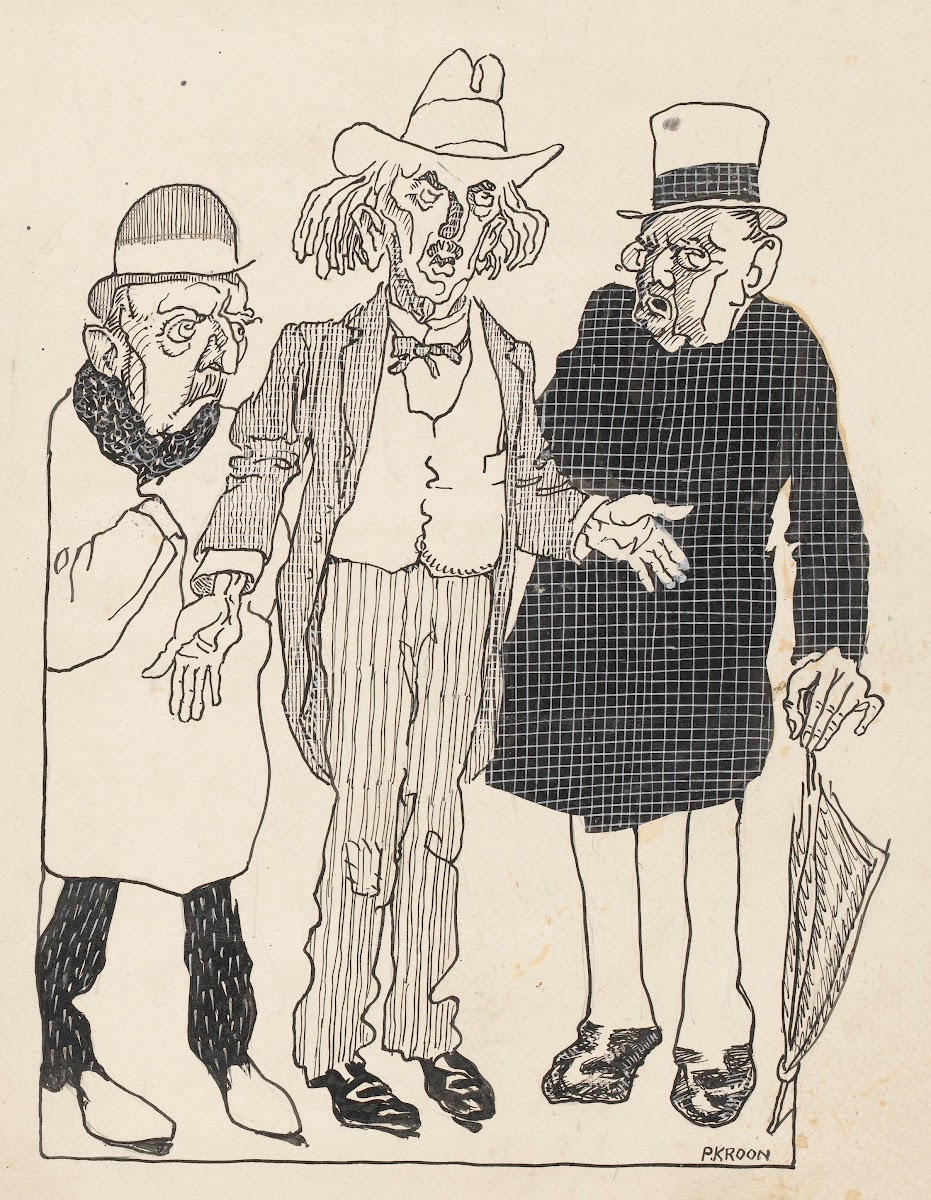 Protest tegen de Duurtewet 1920 Artisten meditatie 1920