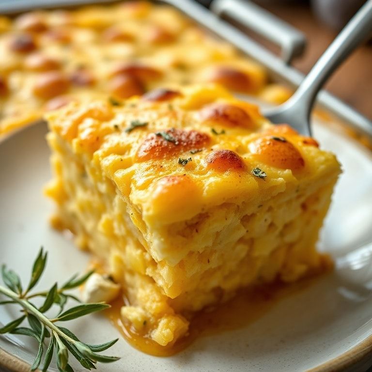 Easy Sweet Corn Pudding Casserole Recipe: Creamy Comfort in 30 Minutes finished