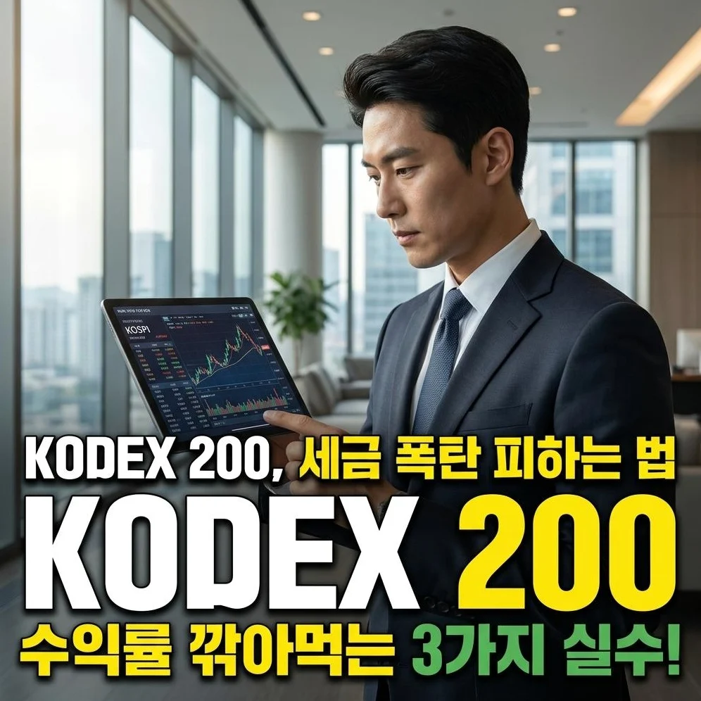 KODEX 200, 수익률만 믿고 묻어뒀다간 '세금 폭탄' 맞습니다: 당신이 몰랐던 3가지 손실 시나리오
