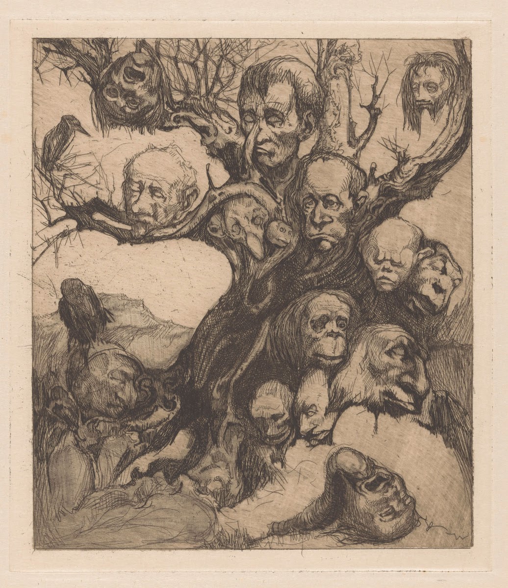 Boom met fantastische koppen 1881 1934