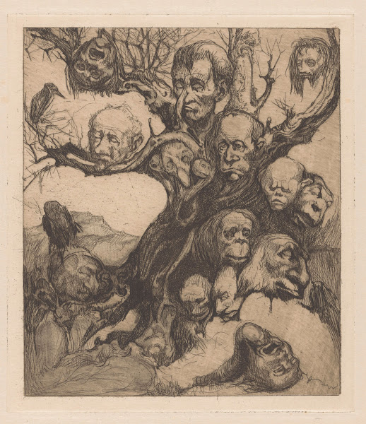 Boom met fantastische koppen 1881 1934