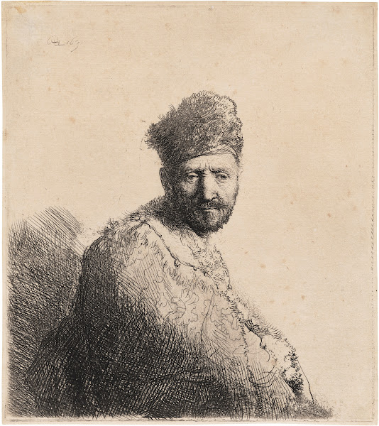 Bearded Man in a furred Oriental Cap and Robe 1631