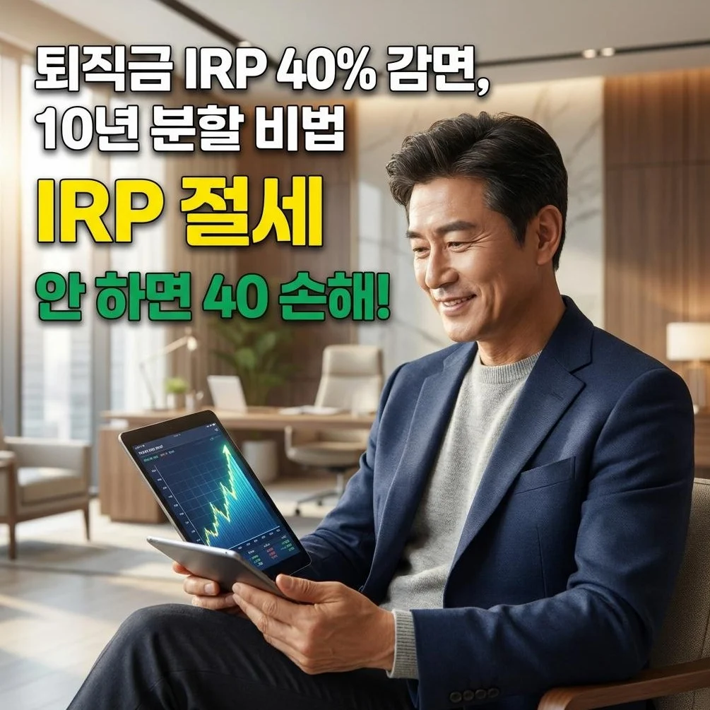 IRP 퇴직연금 40% 절세 전략 가이드