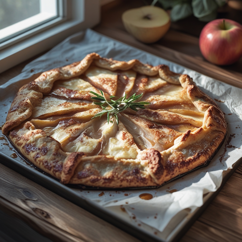 Cinnamon Apple Galette Recipe | Rustic French Dessert Made Easy at Home