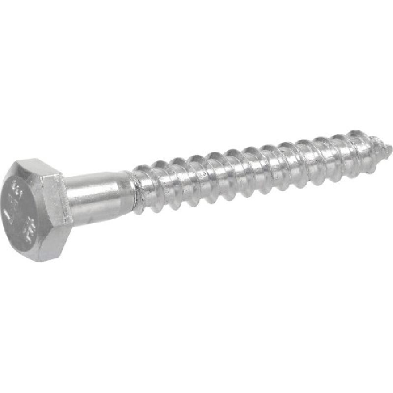 Hillman 1/4 in. x 3 in. Zinc Hex Lag Screw (LAG143)