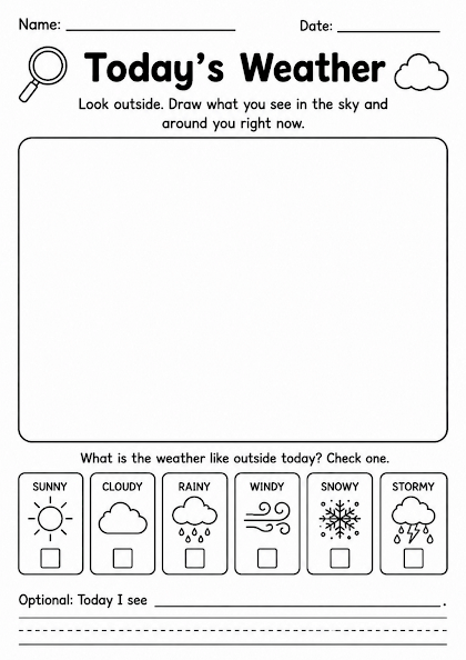 Draw Today’s Weather