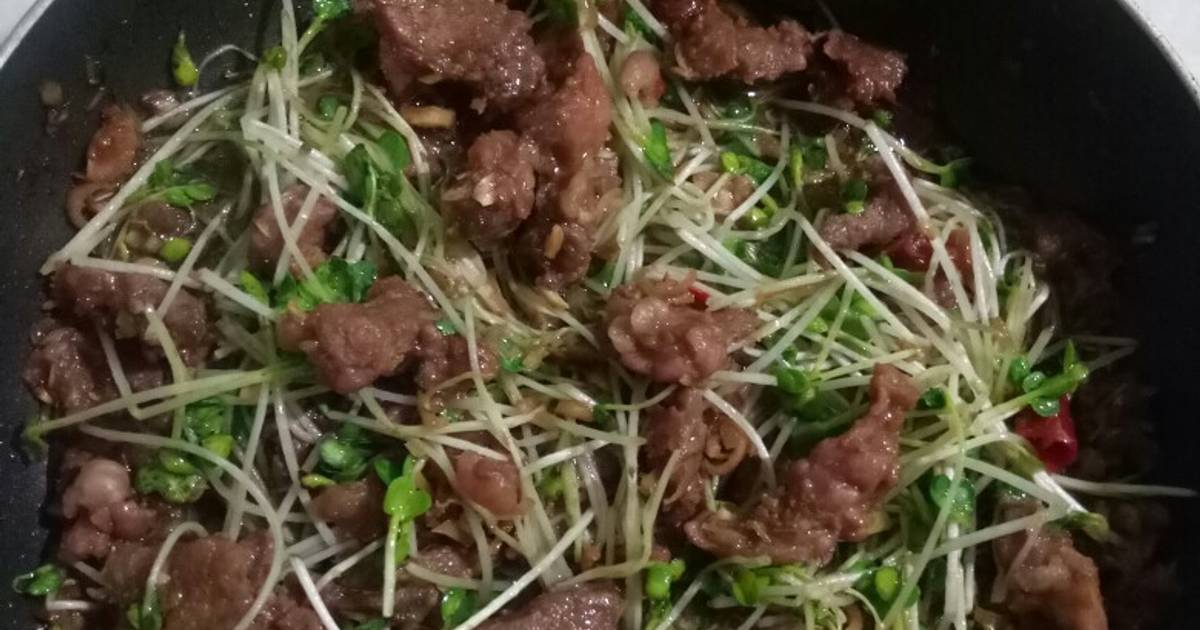 Thịt bò xào sả ớt