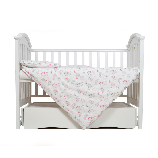 Сменная постель 3 эл Twins Comfort line Единорог розовый