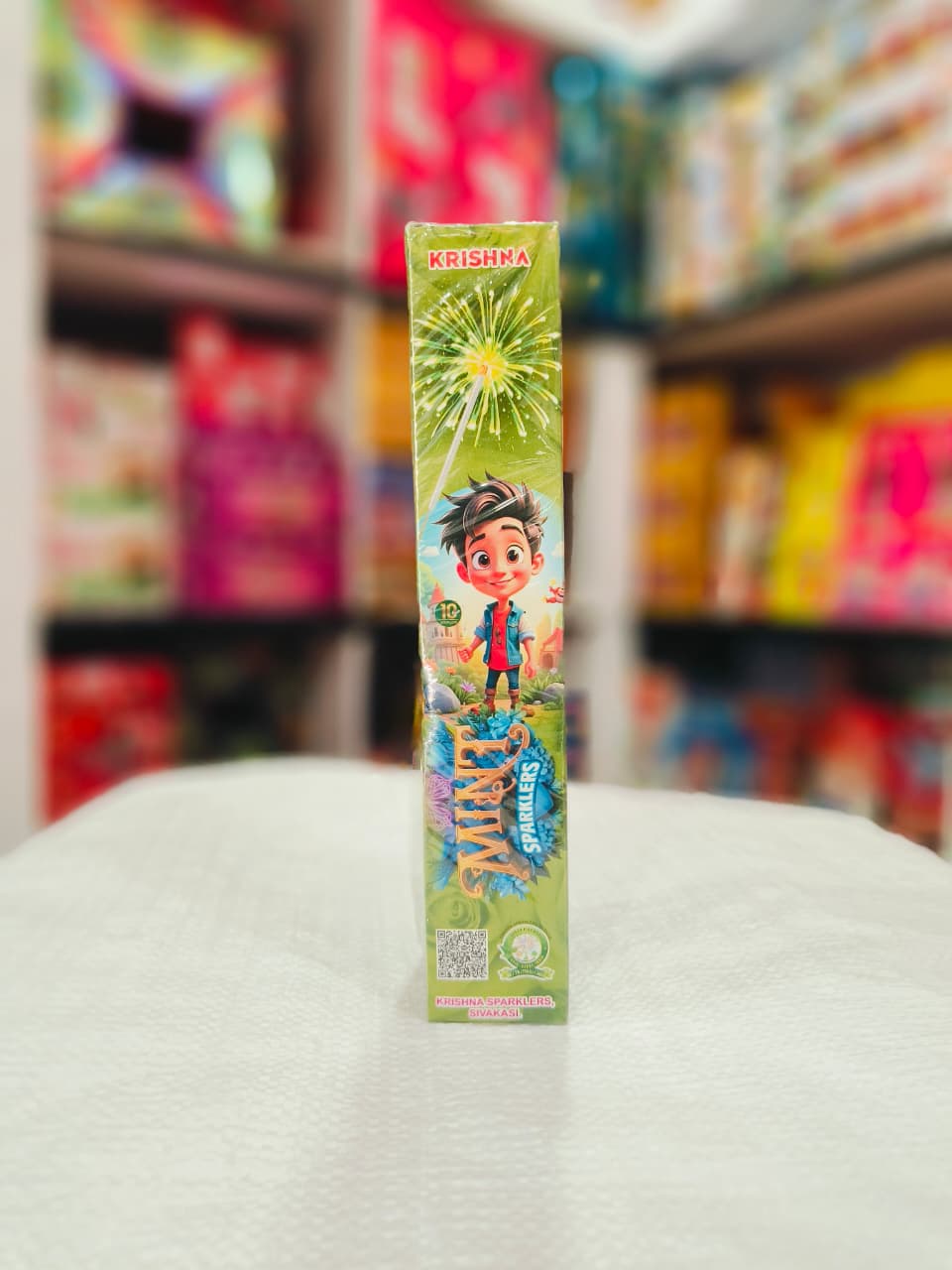 10 CM GREEN SPARKLERS