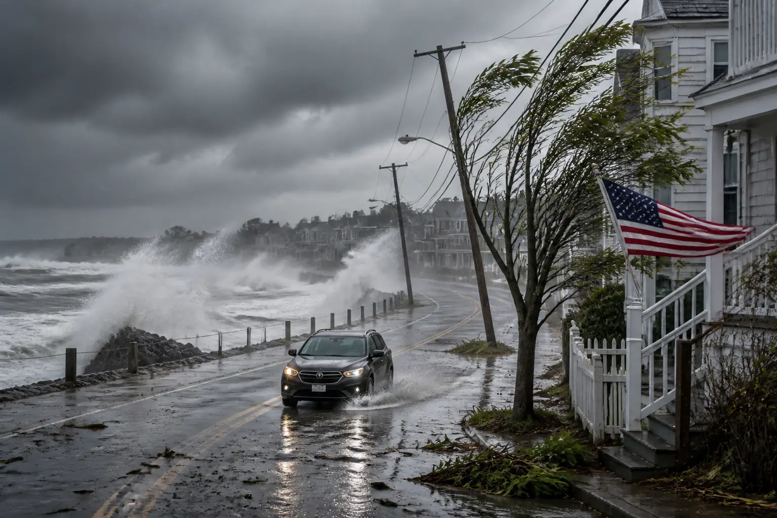 Editorial image for Early season nor'easter threatens US east coast with high winds and heavy rain