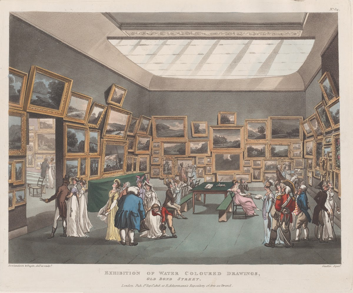 Exhibition of Water Coloured Drawings Old Bond Street 1808