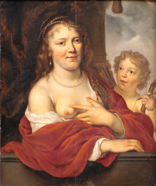 A Lady and her Child as Venus and Cupid 1648  1649
