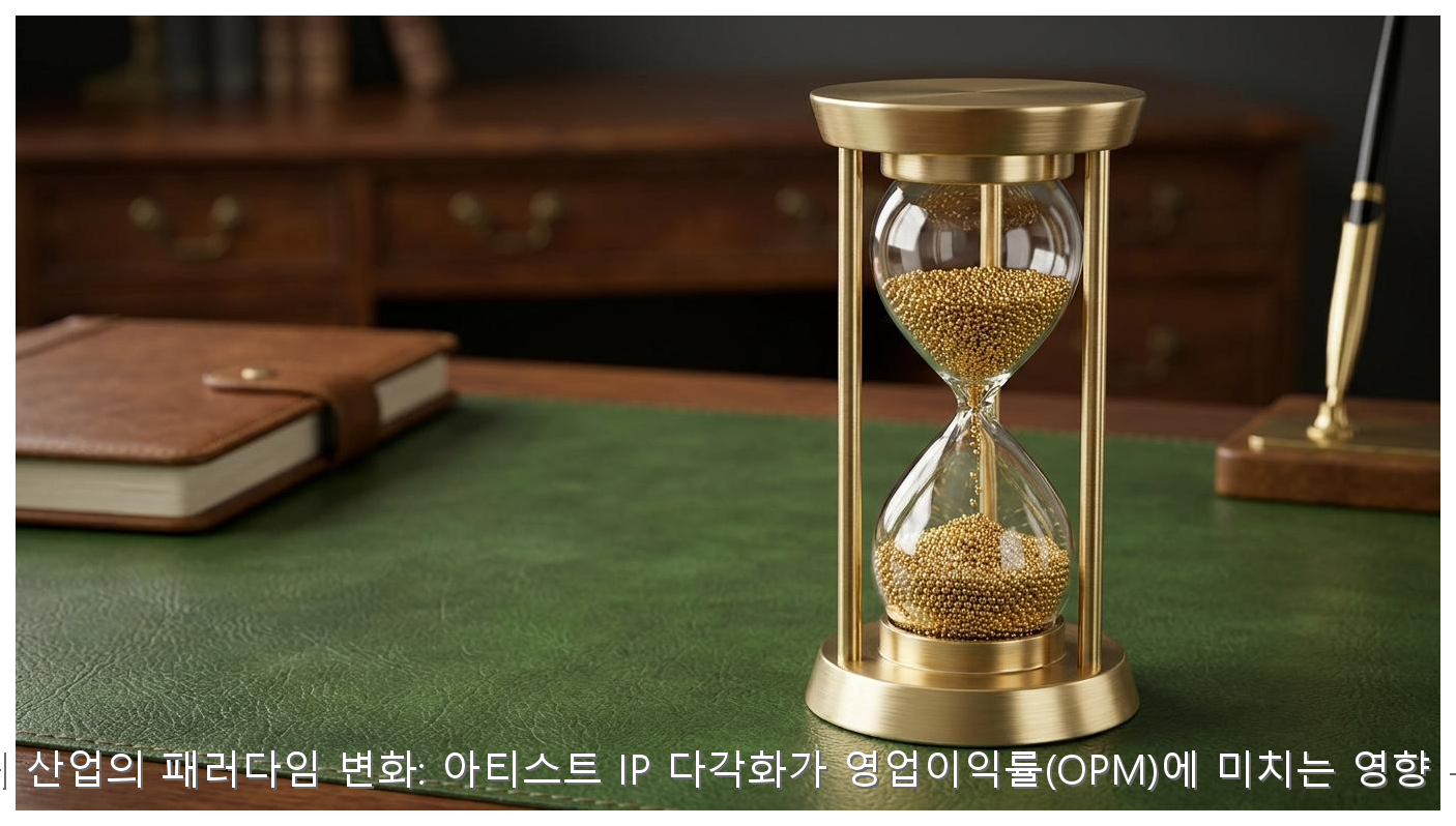 엔터 산업의 패러다임 변화: 아티스트 IP 다각화가 영업이익률(OPM)에 미치는 영향 분석 핵심 안내 및 분석 인포그래픽 (6)