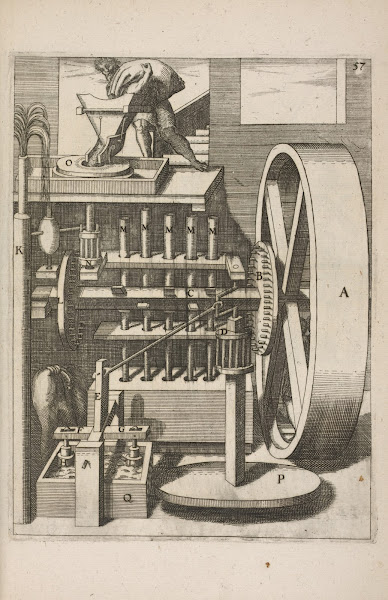 Fig LVII Sitimylos cum tribergo  hydrotechnemate 1662