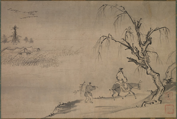 Chinese Literatus in an Autumn Landscape late 1400s