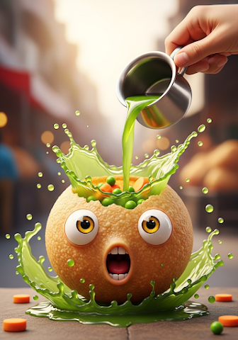 Pani Puri Street Snack Surprise